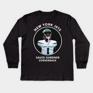 SAUCE GARDNER - CB - NEW YORK JETS Kids Long Sleeve T-Shirt